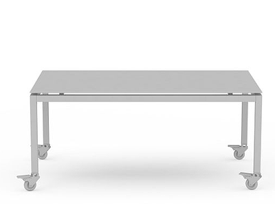 3d可移动木桌免费模型
