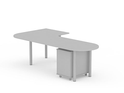 现代办公桌模型3d模型