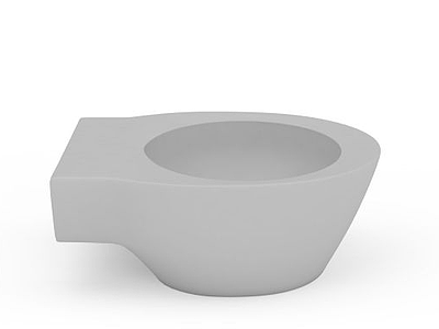 圆形洗漱池模型3d模型