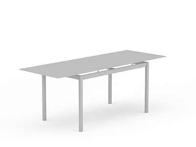 3d木质四方桌免费模型