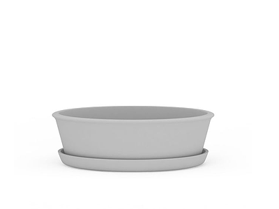 圆形洗菜盆模型3d模型