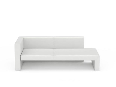 白色客厅沙发模型3d模型