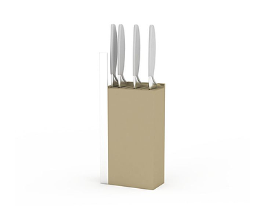 3d厨房刀具盒免费模型