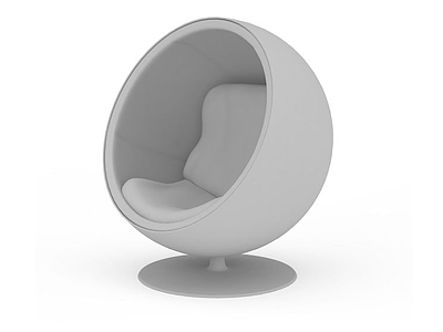 3d圆形创意沙发免费模型