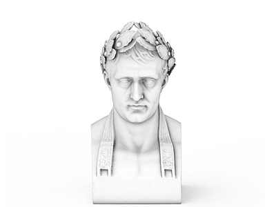 拿破仑石膏像模型3d模型