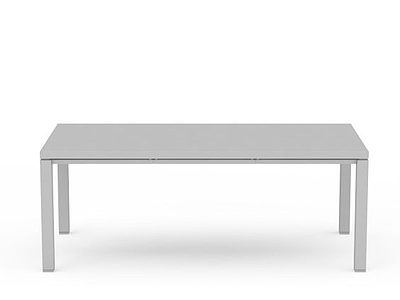 方形木桌模型3d模型