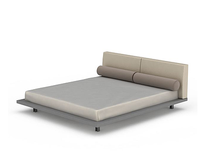 3d现代硬床模型