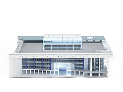 办公大楼3d模型