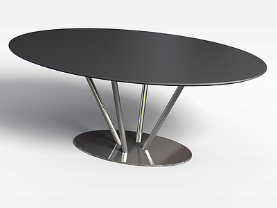 圆形桌子模型3d模型