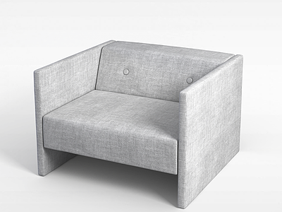 3d简约现代沙发模型