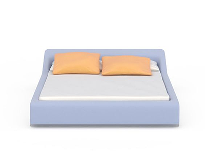 3d休闲床模型