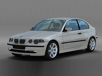 BMWCOMPACT汽车模型3d模型