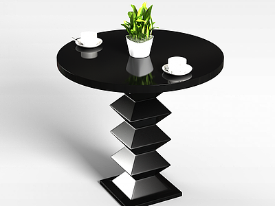 3d茶几桌模型