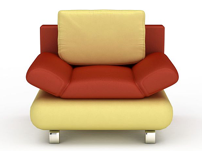 3d皮质沙发免费模型