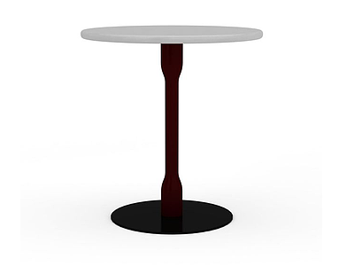 3d木质酒吧桌免费模型