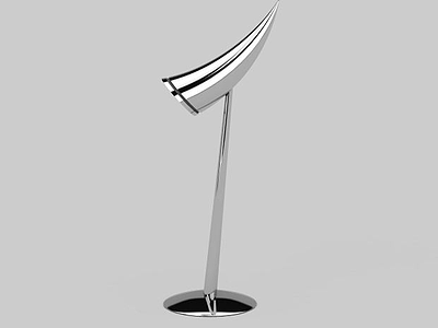 3d现代金属装饰台灯免费模型