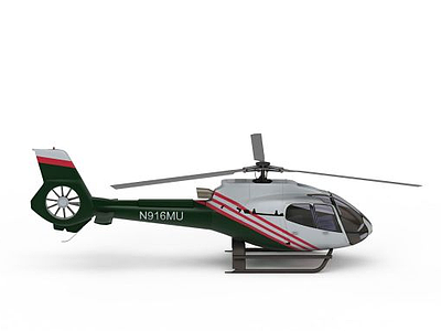 3d直升飞机模型