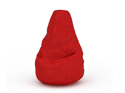 3d红色沙发躺椅免费模型