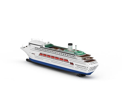 高级游艇模型3d模型