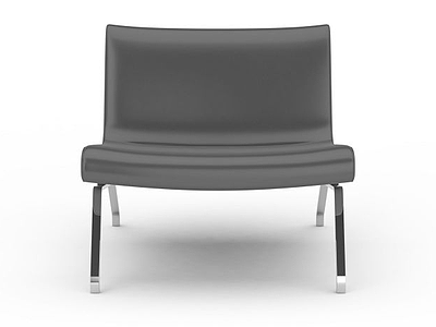 3d现代黑色沙发模型