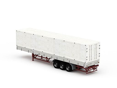 3d卡車車廂免費模型