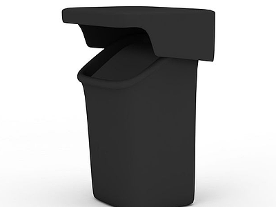 塑料垃圾桶模型3d模型