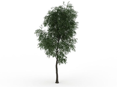 3d山坡绿化树免费模型