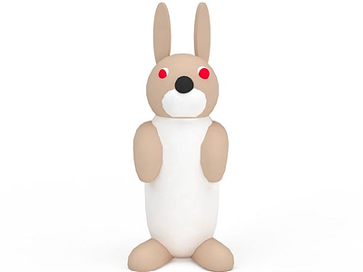 兔子玩具模型3d模型