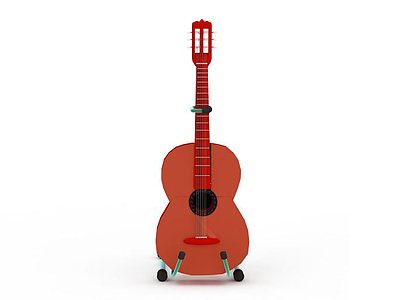 3d古典吉他免费模型