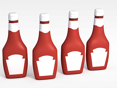 饮料瓶模型3d模型