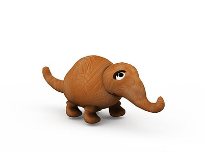 大象玩具模型3d模型