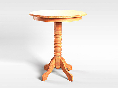 3d红木桌子模型