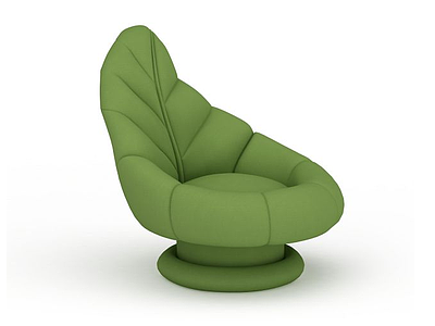 3d仿树叶绿色沙发模型