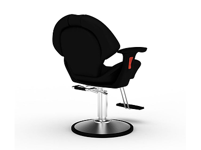 3d黑色办公现代椅免费模型