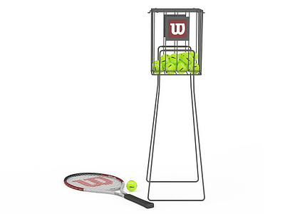 3d网球工具模型