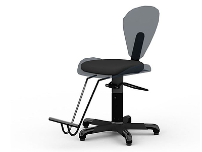 3d简约办公椅模型