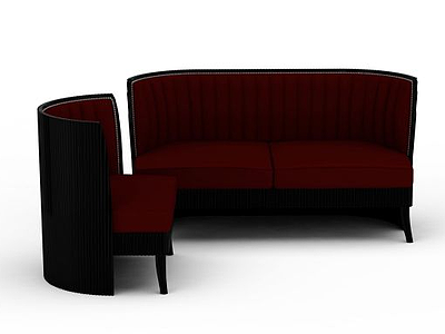 沙发椅组合模型3d模型