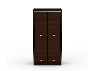 3d木质衣柜免费模型