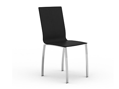 3d黑色椅子模型