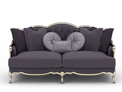 贵族布艺沙发模型3d模型