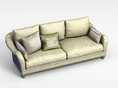 布艺沙发模型3d模型