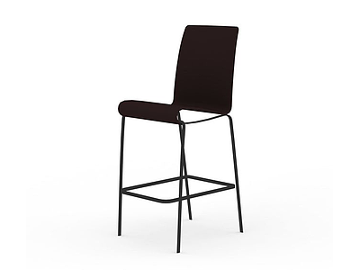 简约高脚椅模型3d模型