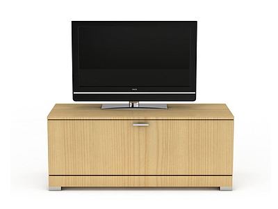 3d木质电视柜模型