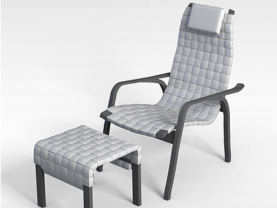 单人休闲椅模型3d模型
