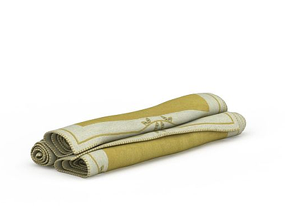 3d竹纤维毛巾模型