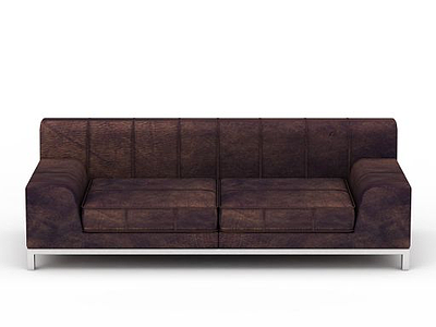 复古沙发模型3d模型
