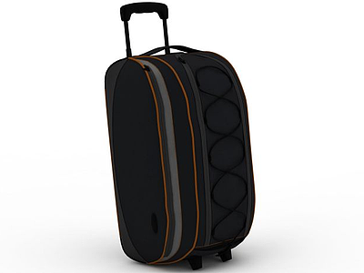 男款行李箱模型3d模型