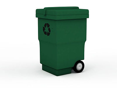 环保垃圾箱模型