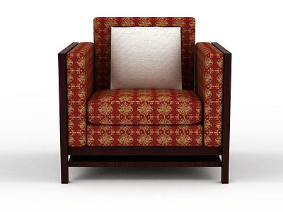 3d中式红木沙发免费模型
