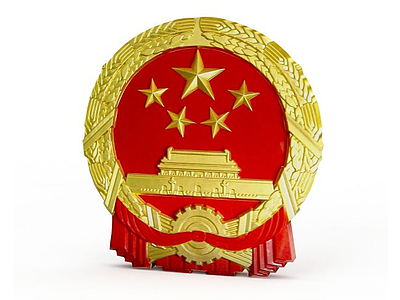 中国国徽模型